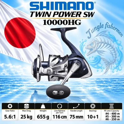 shimano - twin power SW 10000hg