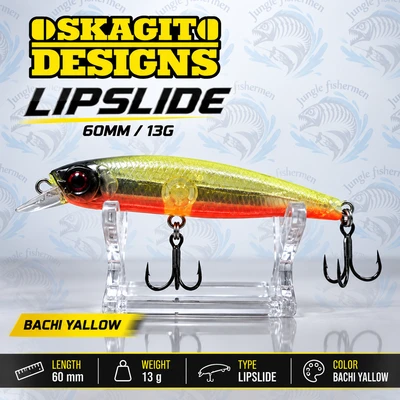 skagit designs - lipslide 60mm/13g - bachi yallow