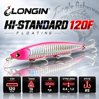 LONGIN - HI-STANDARD 120mm/19g floating 091