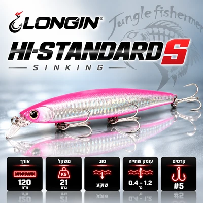 LONGIN HI STANDARD 120MM 21G sinking