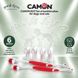 סט מברשות שיניים CAMON לכלבים ולחתולים – B127
