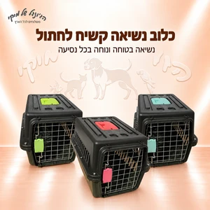 כלוב נשיאה קשיח לחתול 48×30×30 ס״מ
