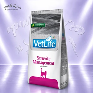 מזון יבש רפואי לחתולים Farmina Vet Life Feline Struvite Management 2 ק״ג