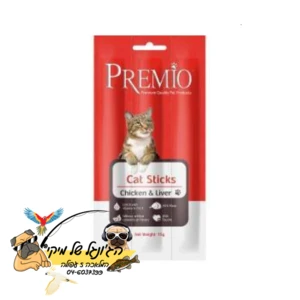 PREMIO פרמיו סטיק לחתול עוף וכבד 15 גרם