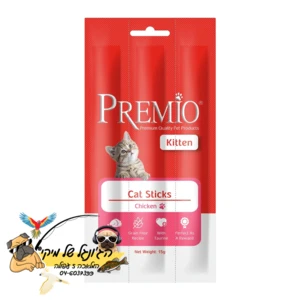 PREMIO פרמיו סטיק לגורי חתול עוף 15 גרם