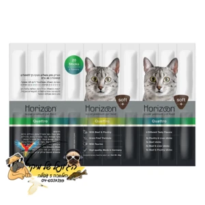 הוריזון סטיק לחתול קוואטרו מיקס בקר ועוף 40 גרם