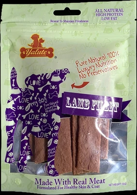 YALUTE חטיף פילה טלה 100 גרם