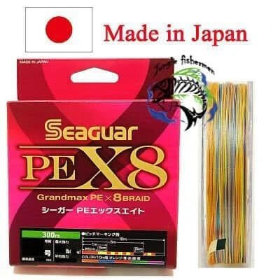 SEAGUAR - GRANDMAX PE X8 BRAID 300m 5PE 78LB