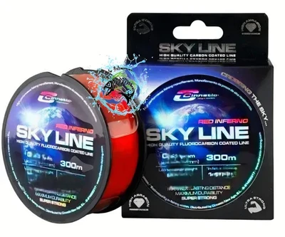 cinnetic - sky line red infernd 300m (Fluorocarbon) 0.33MM