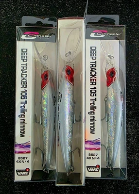 cinnetic - deep tracker 105 trolling minnow/17g MAX DIP 5 M
