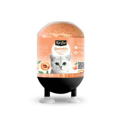 קיט קט ספרינקלז מבשם חול לחתולים בניחוח אפרסק 240 גרם