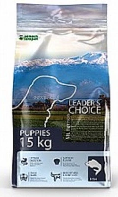 לידרס צ''ויס מזון לכלבים גורים על בסיס דגים - 15 ק"ג leaders choice