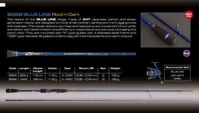 CINNETIC BLUE LINE ROCK''N DART 2.25 1-12 G 9566