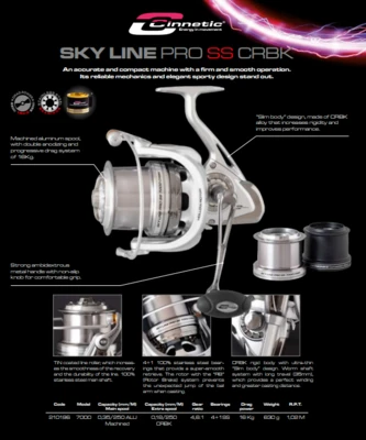 cinnetic - sky line pro ss 7000crbk