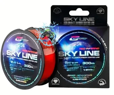 cinnetic - sky line red infernd 300m (Fluorocarbon) 0.20MM