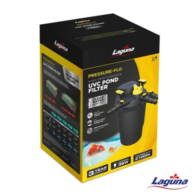 פילטר לחץ לבריכת נוי Laguna Pressure-Flo 21000L Pond Filter UVC-36W