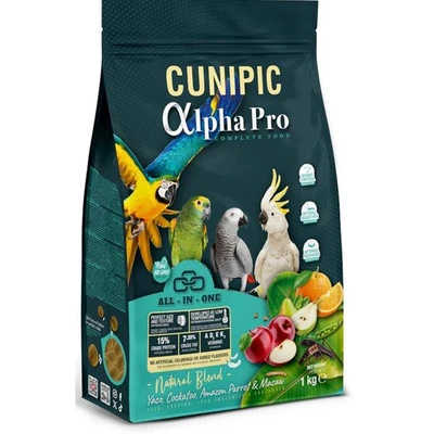 Cunipic Alpha Pro תוכי גדול טבעי 1 ק"ג