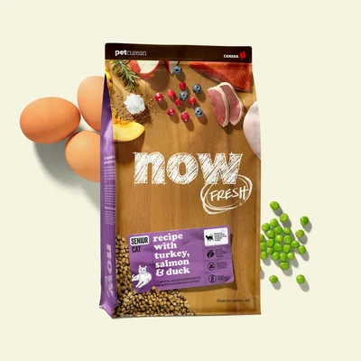 NOW נאו מזון יבש חתול ללא דגנים סניור 3.63kg