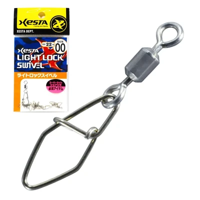 Xesta Light Lock Snap Swivel Size 0.5 38LB