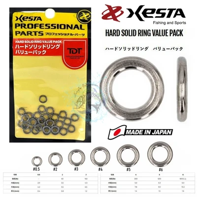 XESTA HARD SOLID RING SIZE 2 60LB 30PCS