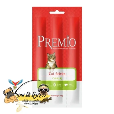 פרמיו סטיק לחתול קטניפ 15 גרם PREMIO