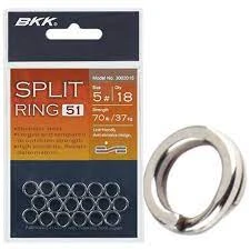 BKK SPLIT RING SIZE 8 12 PCS 150LB