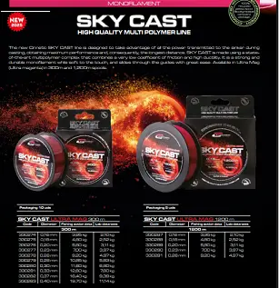 cinnetic - sky cast 300m 0.40MM