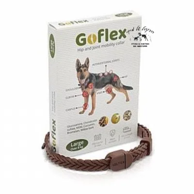 קולר לחיזוק ותמיכה במפרקים גופלקס לכלבים מעל 8 ק"ג