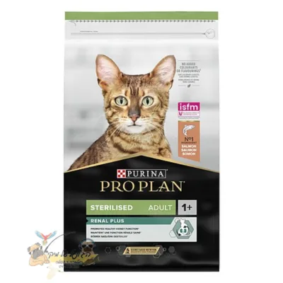 פרו פלאן RENAL PLUS מזון יבש ומלא לחתולים בוגרים לאחר עיקור/סירוס עשיר בסלמון 10kg