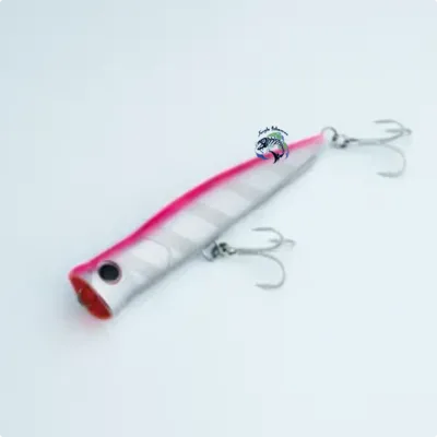 ZEAKE SS Popper 130Pink Mekki UV Zebra 35G