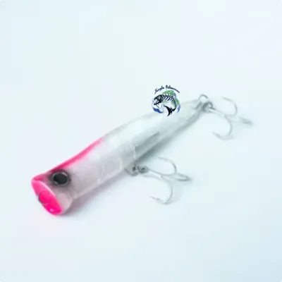 ZEAKE SS Popper 130 Clear UVPink Head 35G