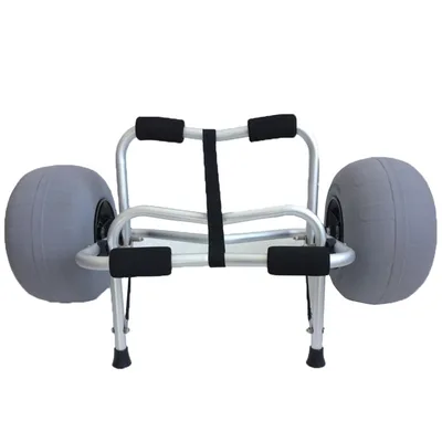 עגלה לקיאק גלגלי בלון + רצועת אבטחה