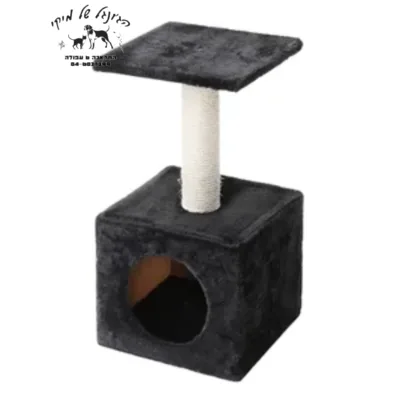 מגרדת משחק עץ קלאסי שחור