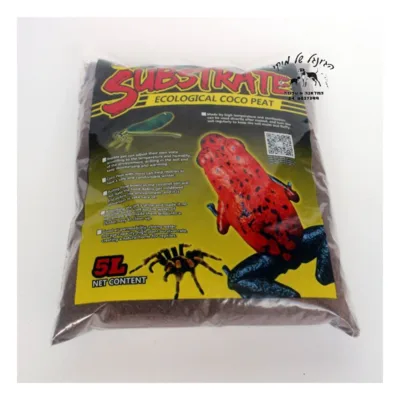 מצע לזוחלים אדמת קוקוס 5 ליטר