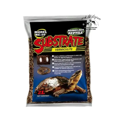 מצע זוחלים להטלה ורמיקוליט 2 ליטר