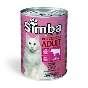 SIMBA שימורים סימבה חתול בקר 415 גרם