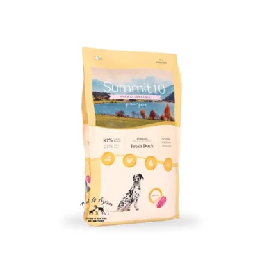 סאמיט Summit 10 ללא דגנים ברווז היפואלרגני 3 ק"ג לכל שלבי החיים