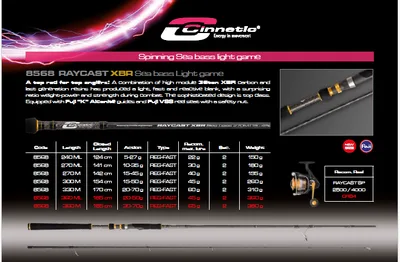 Raycast XBR Sea bass Light game 2,40ML 5-27G