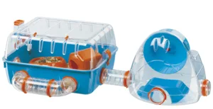 כלוב לאוגרים עם חדר כושר קומבי 2