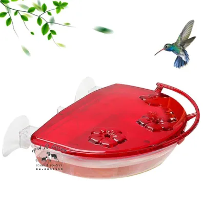 מתקן האכלה/שתיה לצופיות נצמד לחלון 3 עמדות