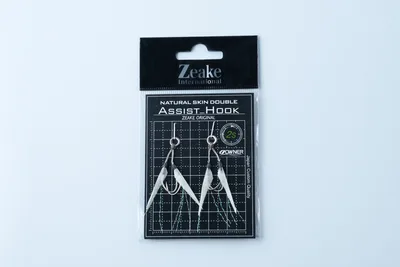 Zeake Assist Hook Double Fish Skin SLJ 2S