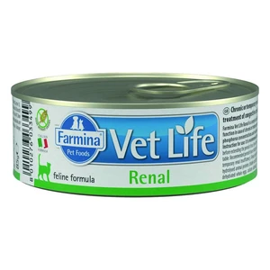 Farmina Vet Life Feline Renal 85 גרם מזון רפואי רטוב לחתולים עם תמיכה בכליות