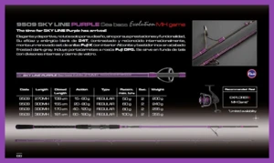 SKY LINE PURPLE SEA BASS EVOLUTION 20-80G 300MH 9509