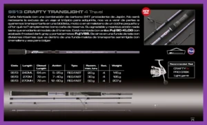 CRAFTY TRANSLIGHT 4 TRAVEL 2.7M 7-40G 9513
