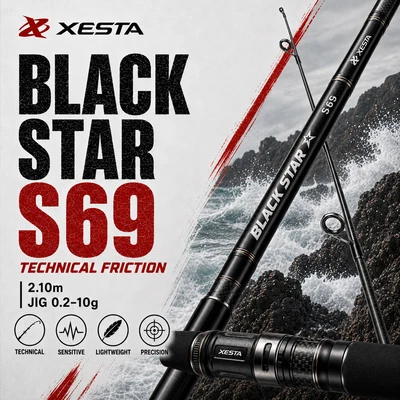 xesta - black star technical friction s69 0.2-10g/2.10m