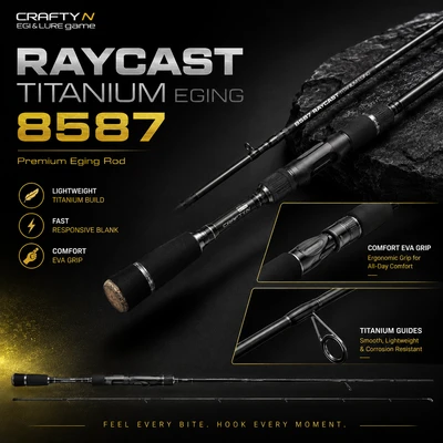 cinnetic - raycast titanium xbr eging 258m 2.5-4.0