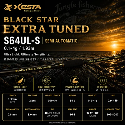 XESTA - BLACK STAR EXTRA TUNED S64UL-S semi automatic 0.1-4g/1.93m