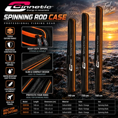SPINNING ROD CASE 145CM 350100