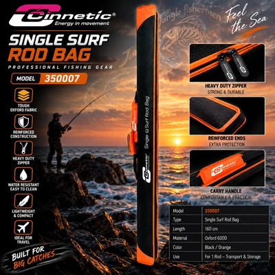 CINNETIC SINGLE SURF ROD BAG 350007
