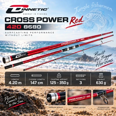 Cinnetic Cross Power Red 420 8680